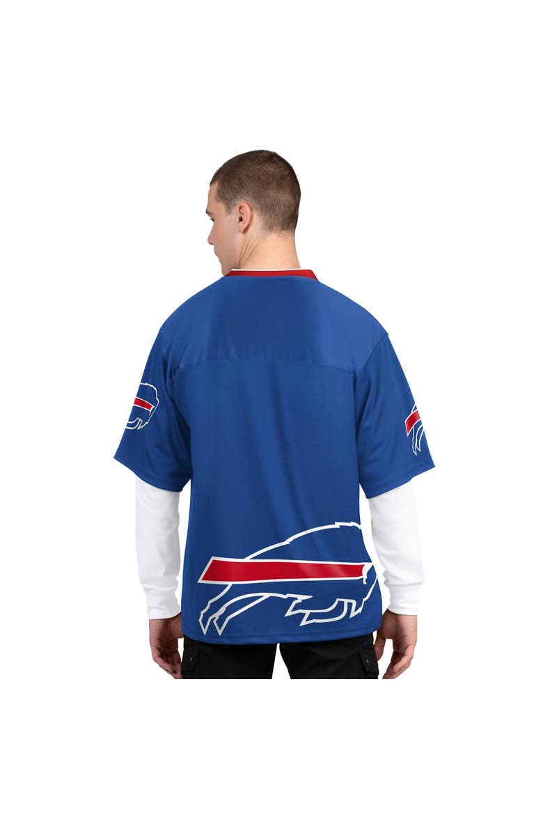 Men's Starter  Royal/White Buffalo Bills Short Sleeve & Long Sleeve T-Shirt Combo Pack, Alternate, color, Royal