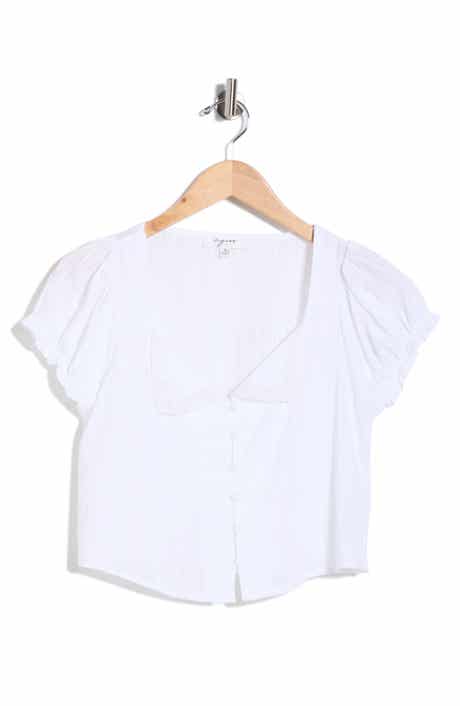 Vigoss Textured Collar Top