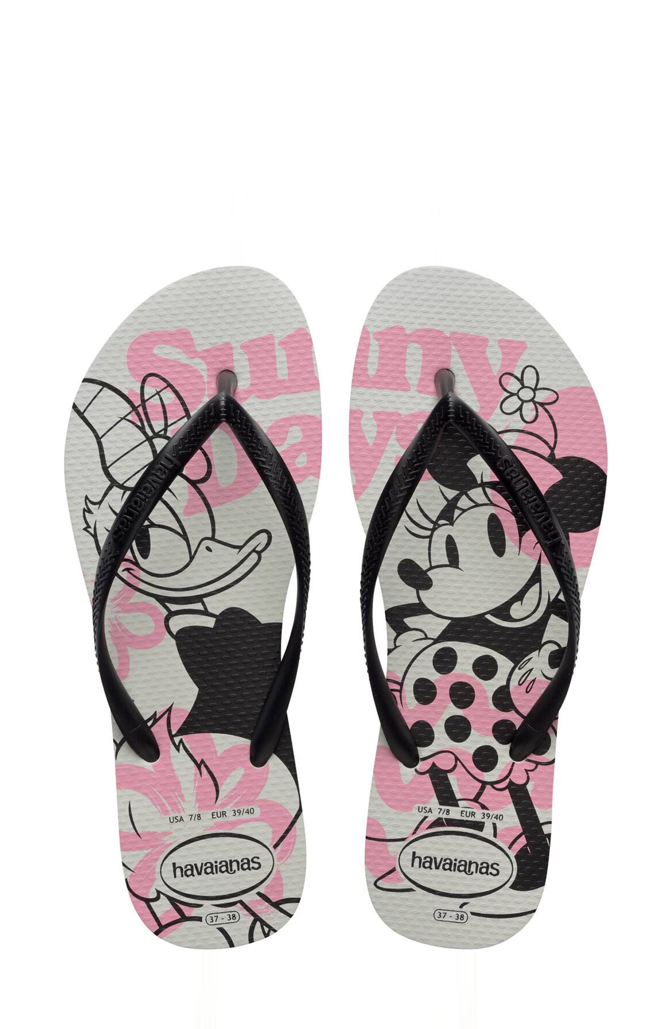 Havaianas x Disney Slim Flip Flop, Alternate, color, 