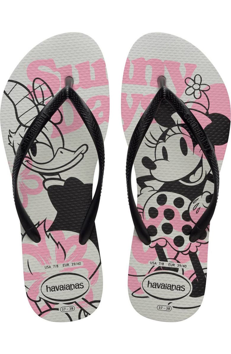 Havaianas x Disney Slim Flip Flop, Alternate, color,