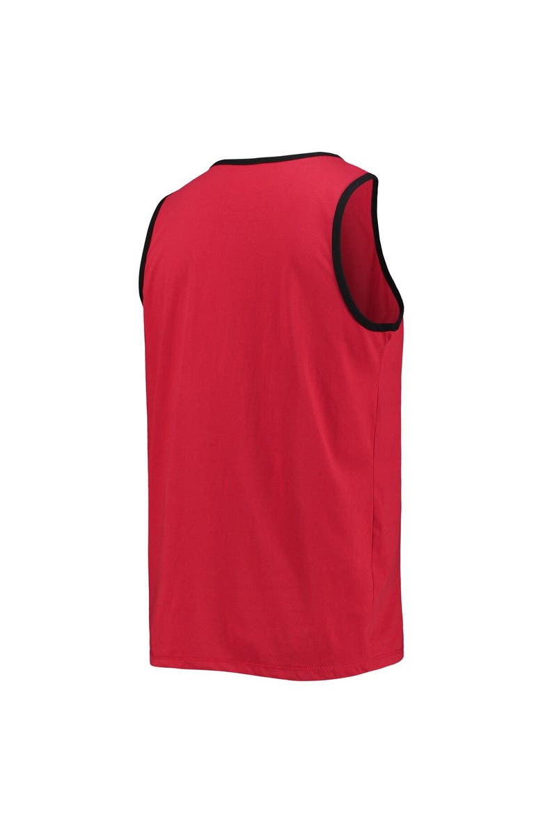 '47 Men's '47 Red Atlanta Falcons Edge Super Rival Tank Top, Alternate, color,