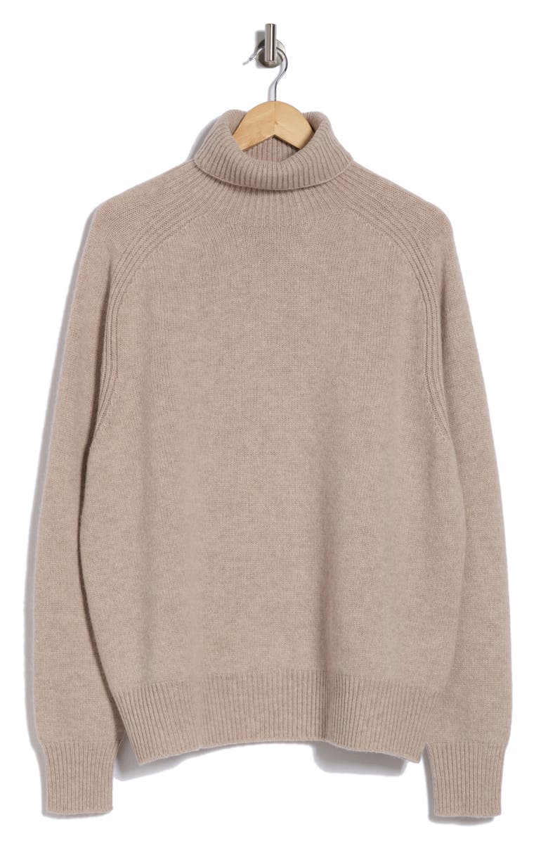 BOSS Milione Turtleneck Virgin Wool Sweater, Alternate, color, 
