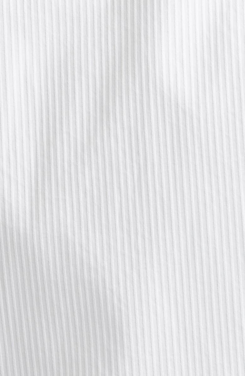 Saint Laurent Cotton Button-Up Shirt, Alternate, color, Craie