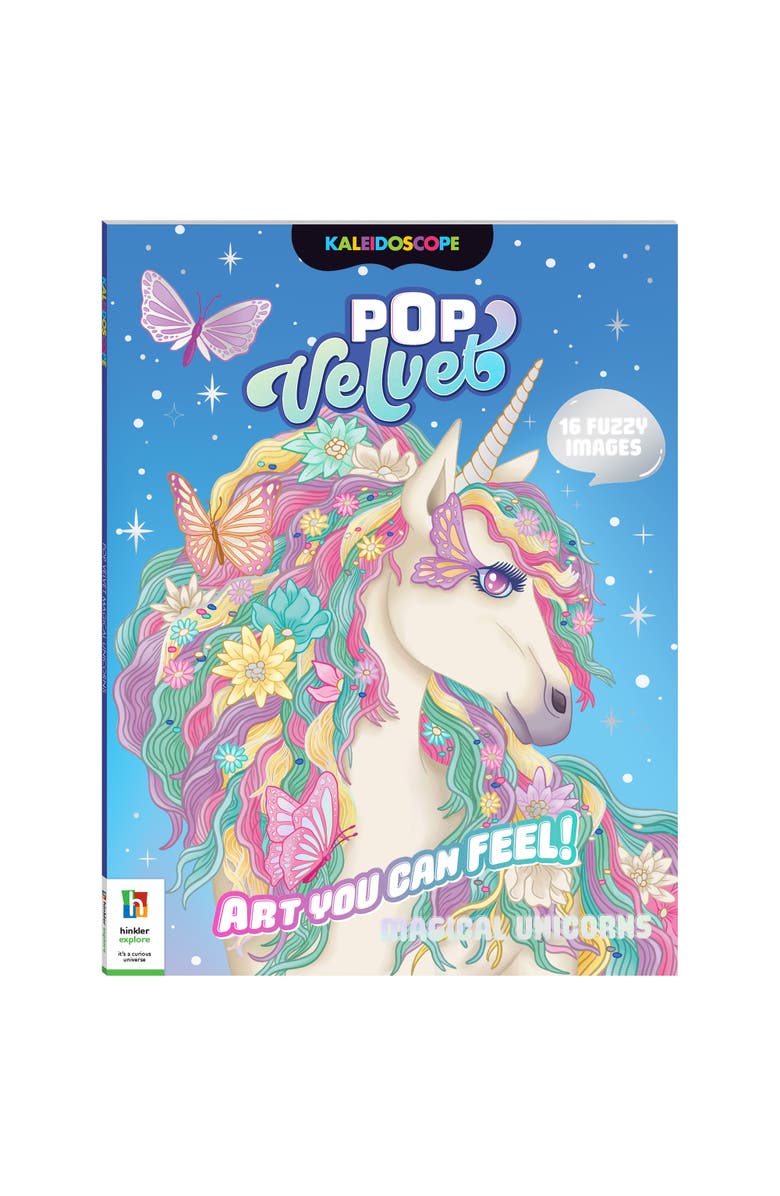 KALEIDOSCOPE Pop Velvet, Magical Unicorns, Creative Coloring, 32 Pages, Main, color, Multicolored
