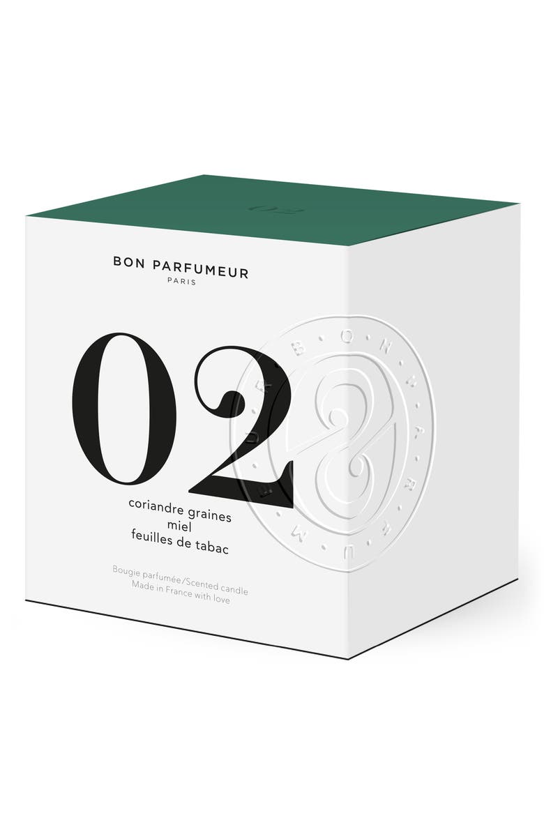 Bon Parfumeur Candle 02 Coriander Seed, Honey & Tobacco Scented Candle, Alternate, color,