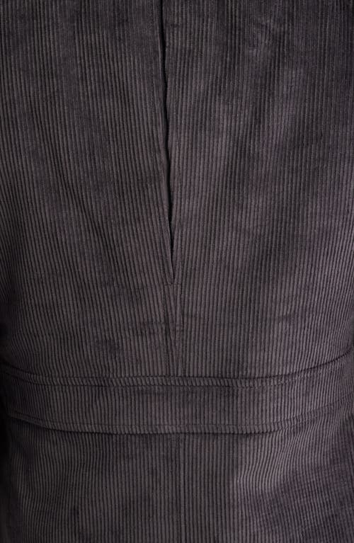 Schott Nyc Weekender Corduroy Blazer In Gray