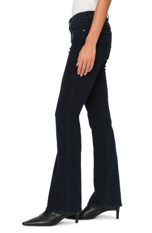 Dl1961 Cindy Mid Rise Slim Bootcut Jeans In Flatiron In Black