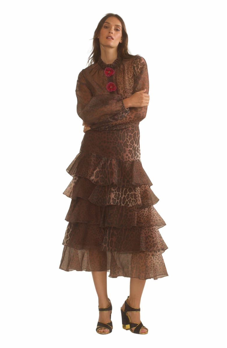 Cynthia Rowley Prim Silk Organza Blouse, Main, color, 