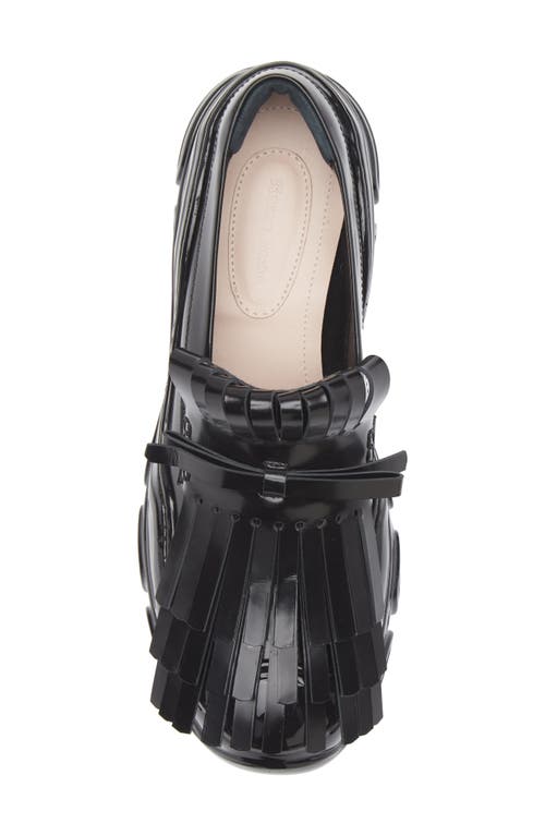 Simone Rocha Kiltie Tracker Loafer In Black