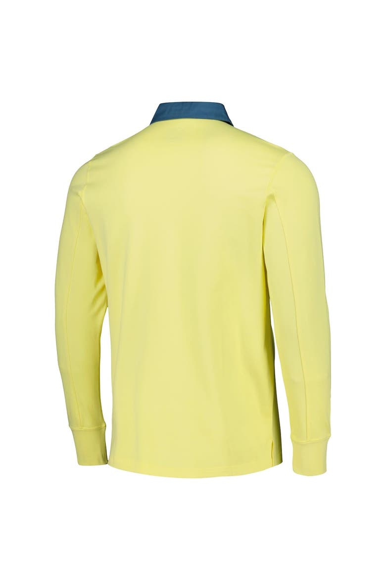 Men's adidas 2023 Player Yellow New York Red Bulls Travel Long Sleeve Polo, Alternate, color, Yellow
