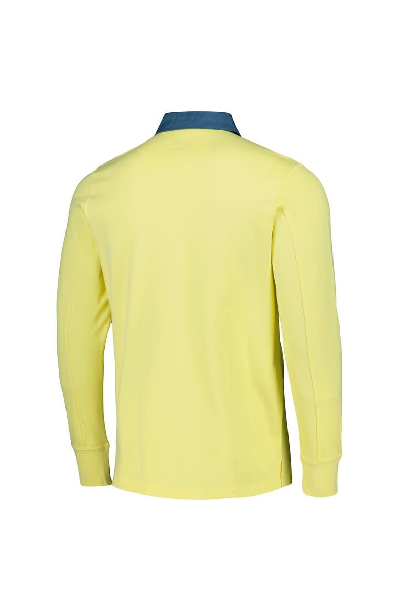adidas Men's adidas 2023 Player Yellow New York Red Bulls Travel Long Sleeve Polo, Alternate, color, Yellow