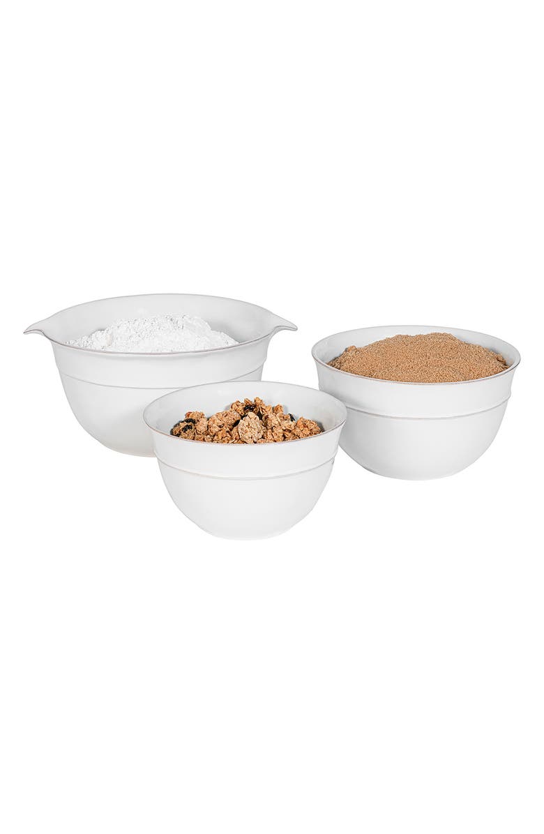 Juliska Puro Set of 3 Serving Bowls, Alternate, color, Whitewash