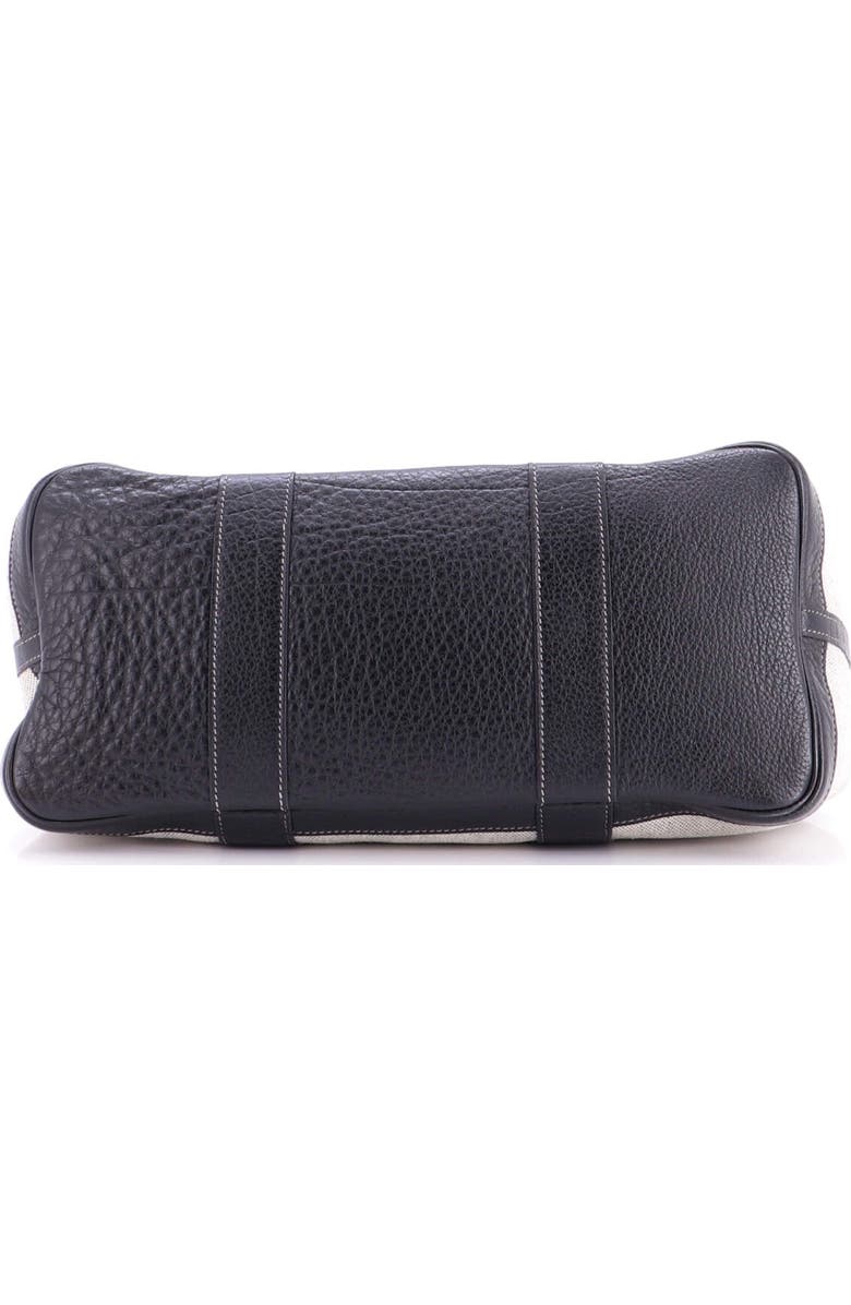 Pre-Owned Hermes Garden Party Tote Toile and Leather 36, Alternate, color, Noir