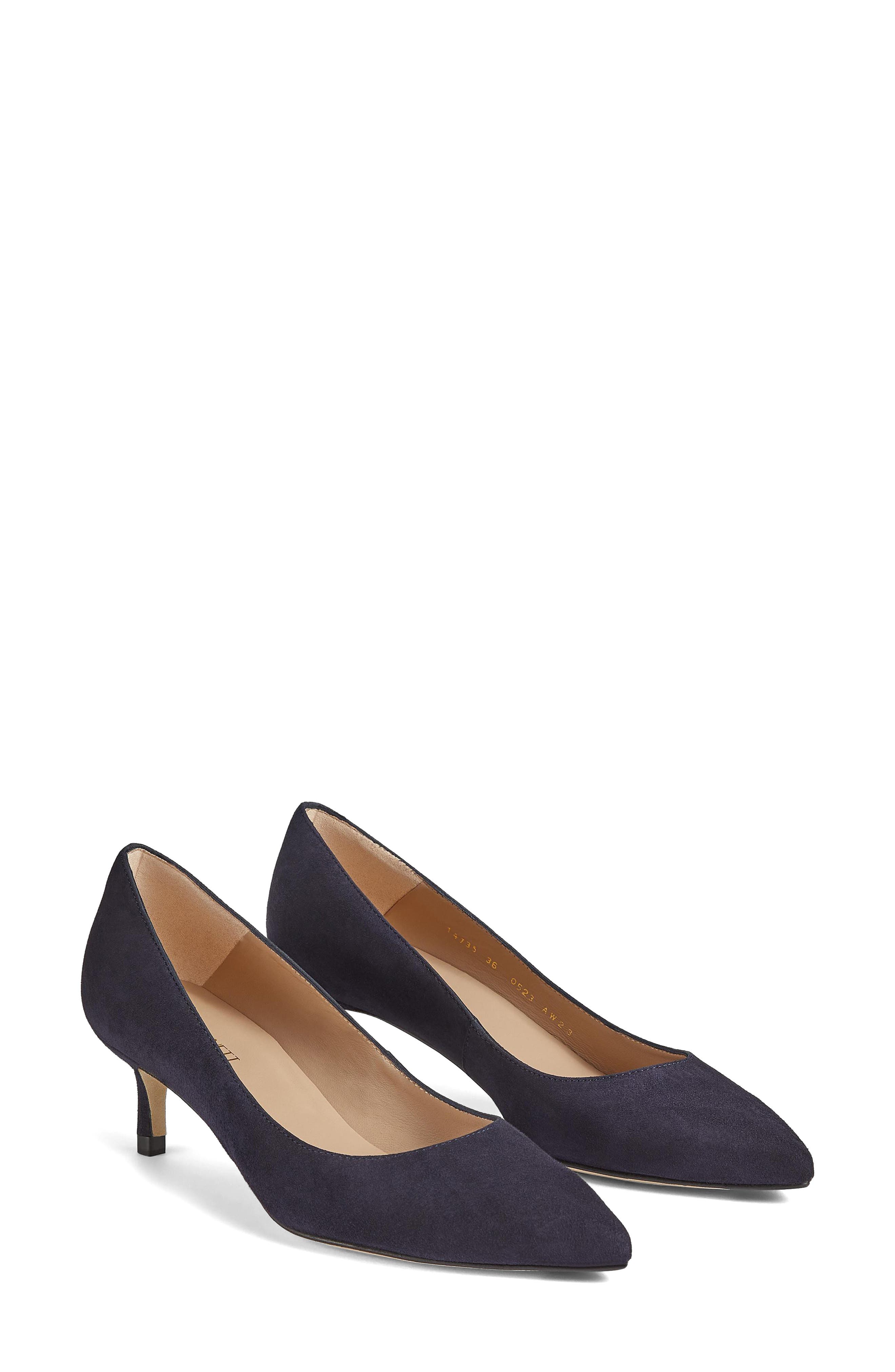 LK Bennett Audrey Pointed Toe Pump, Main, color, Navy