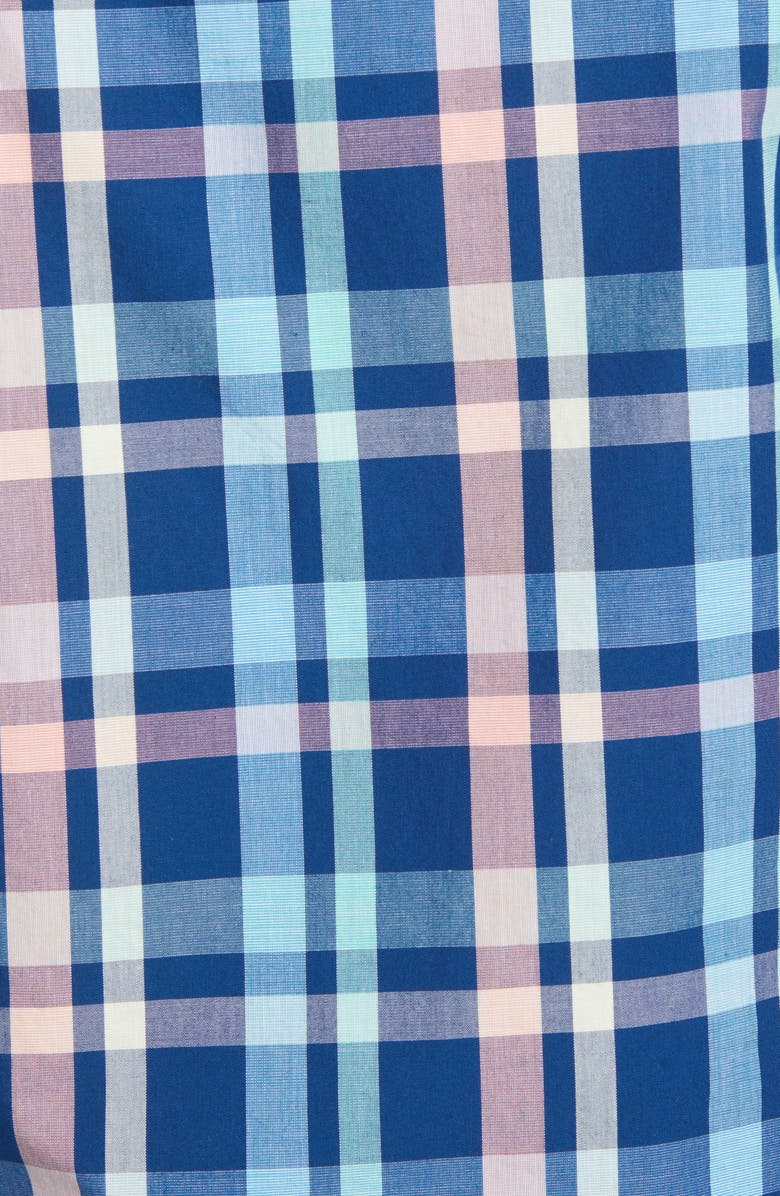 1901 Slim Fit Plaid Button-Down Shirt, Alternate, color,