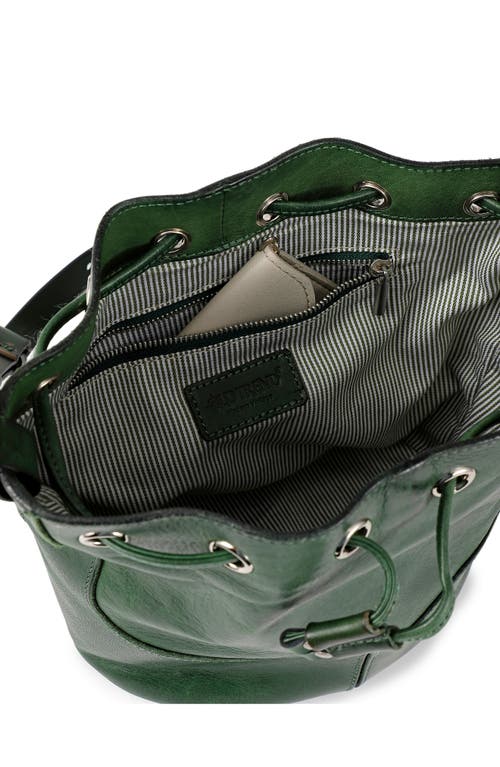 Old Trend Crocus Convertible Bucket Bag In Green