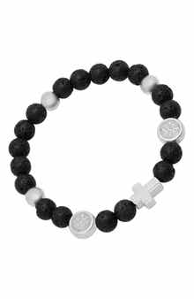 Men's Religious Beaded Bracelet