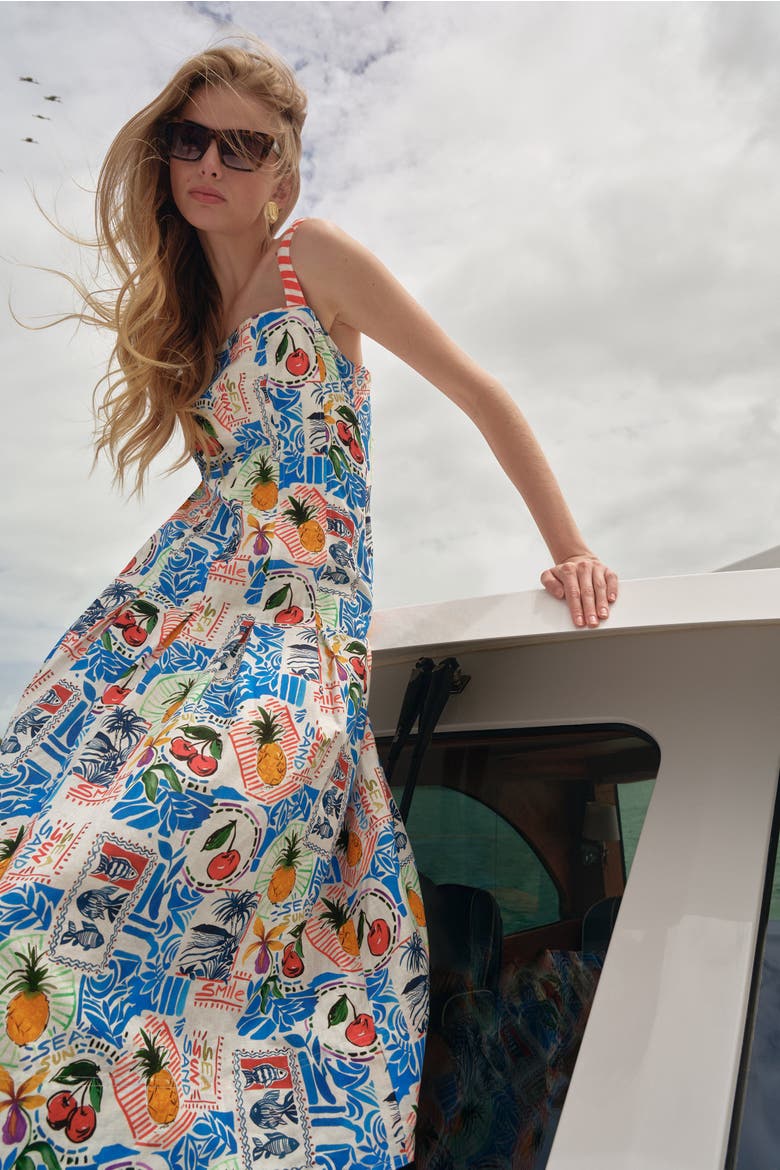 Dixon Dress, Alternate, color, Postcard