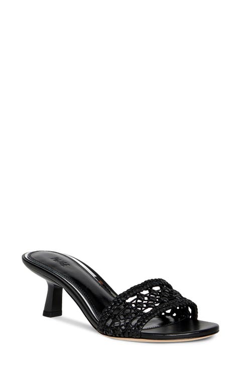 Fallyn Woven Kitten Heel Slide Sandal (Women)