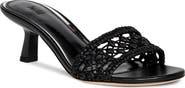 PAIGE Fallyn Woven Kitten Heel Slide Sandal