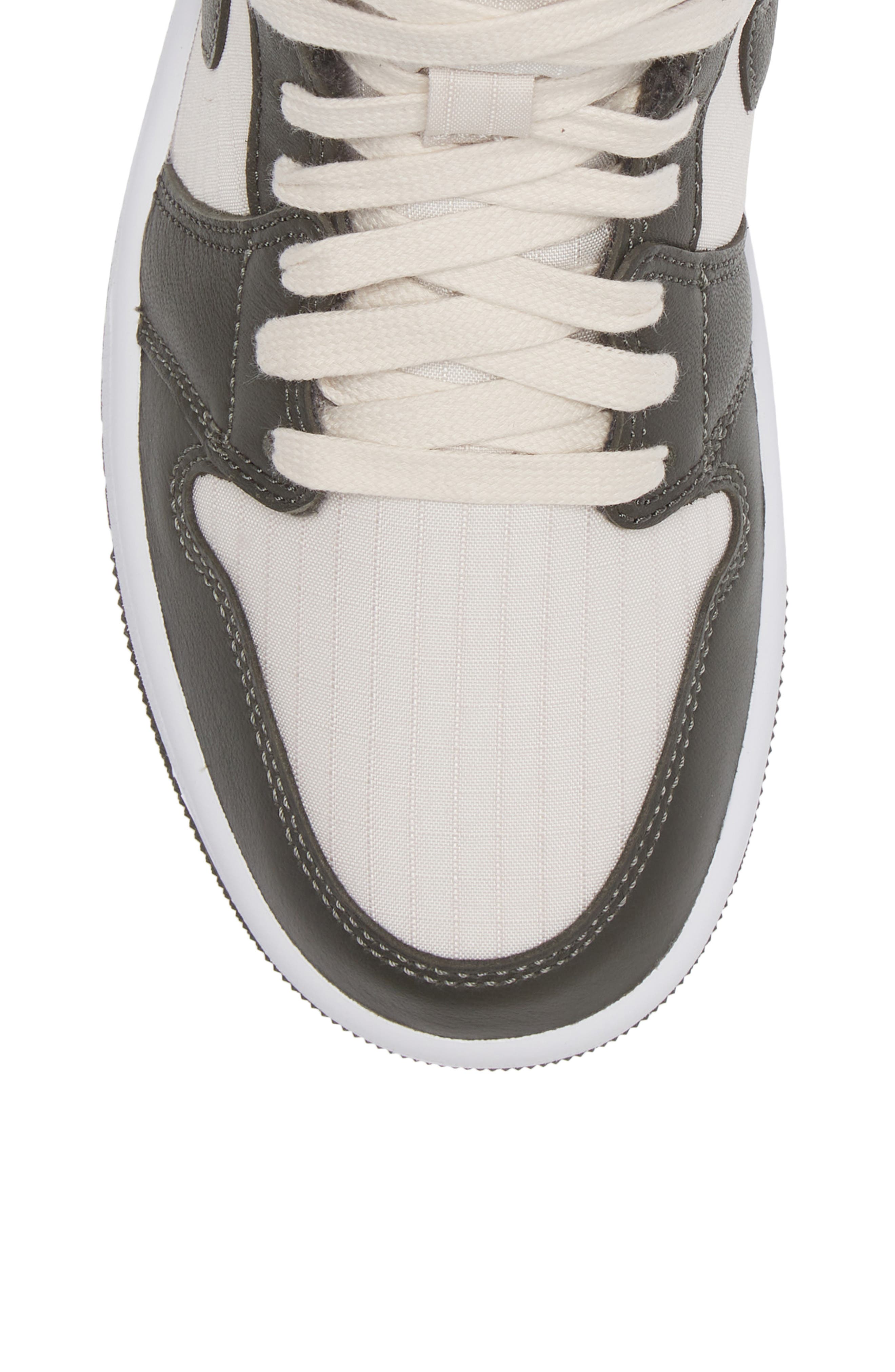 Jordan Air Jordan 1 Mid SE Sneaker, Alternate, color, Light Orewood Brown/ Newsprint