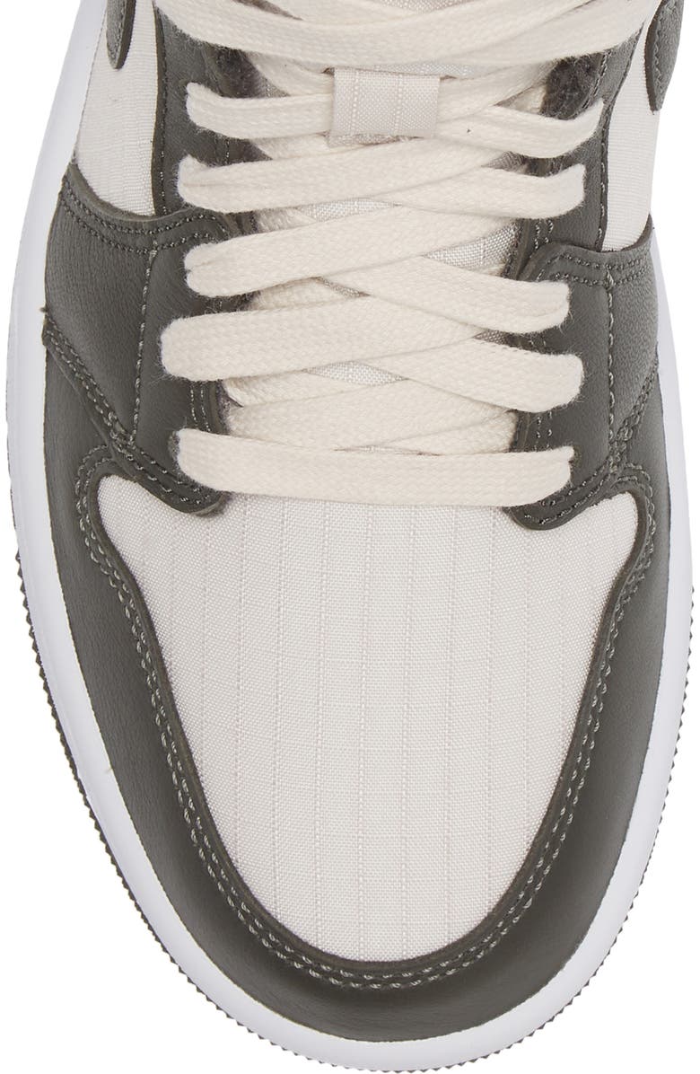 Jordan Air Jordan 1 Mid SE Sneaker, Alternate, color, Light Orewood Brown/ Newsprint