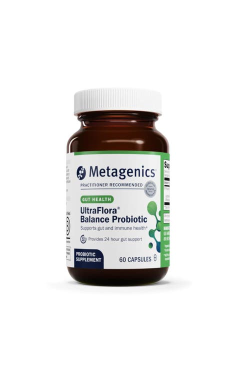 UltraFlora Balance Probiotic Shelf-Stable Daily Gut Health Supplement 60 Capsules