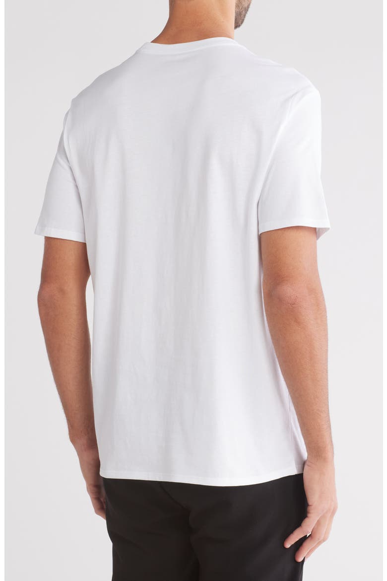 Embossed Monogram T-Shirt, Alternate, color, BRILLIANT WHITE