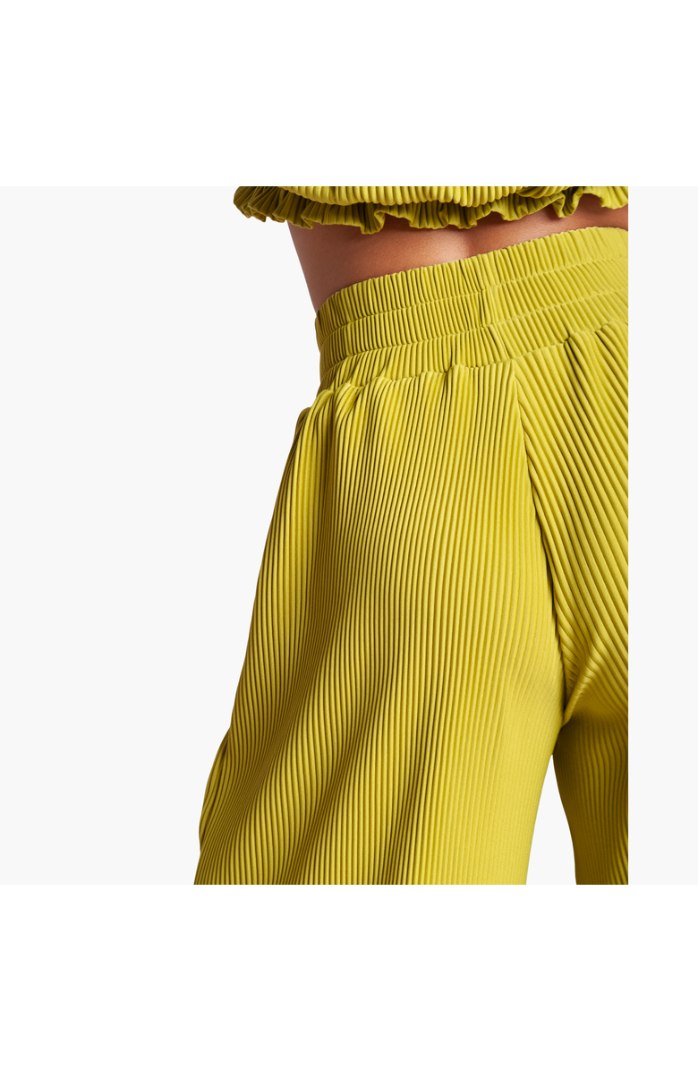 RICHANTEE High Waisted Pleated Wide Leg Pants, Alternate, color, Lime