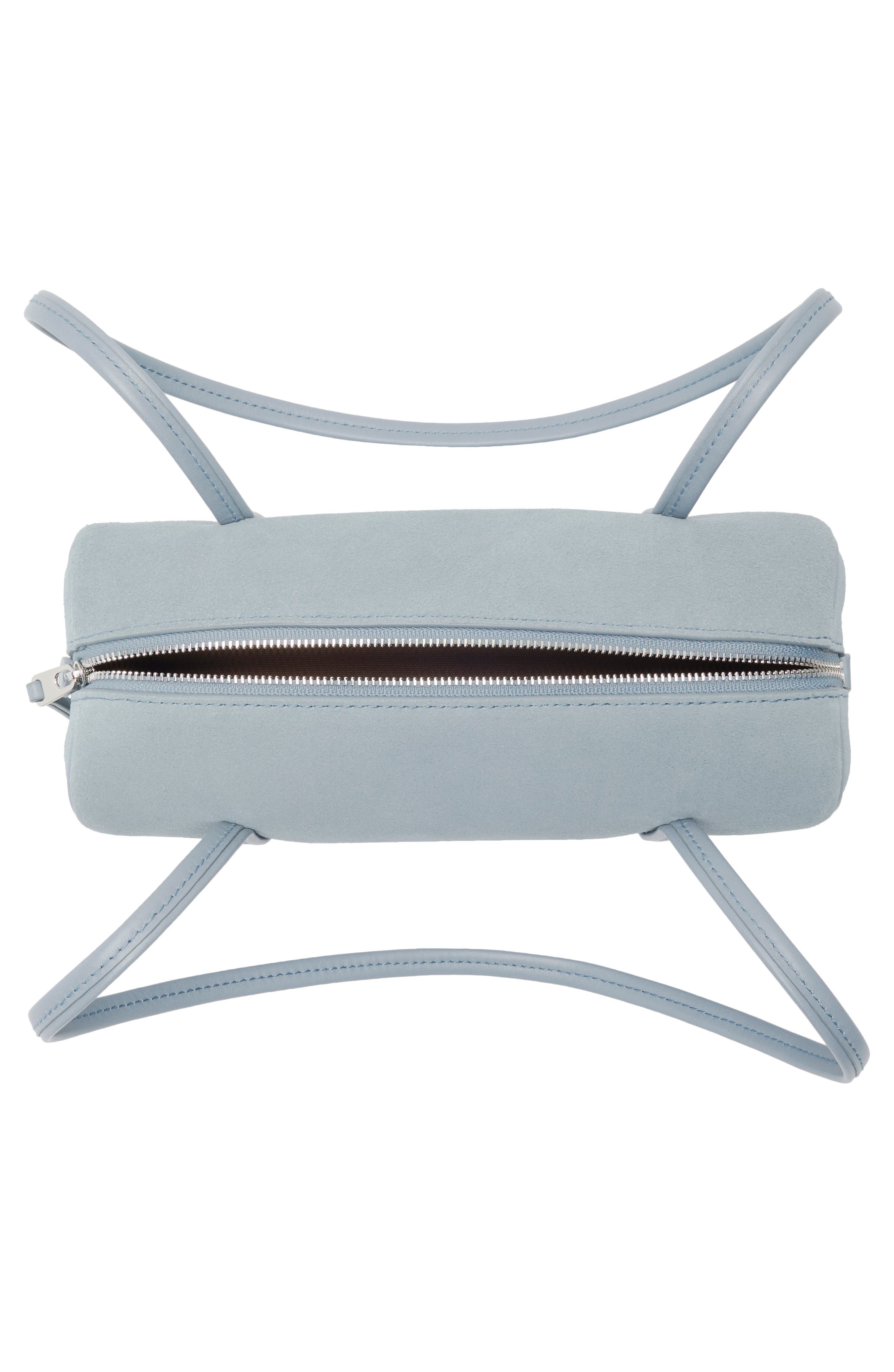 Madewell Modern Legacy Mini Leather Shoulder Bag, Alternate, color, Serene Blue