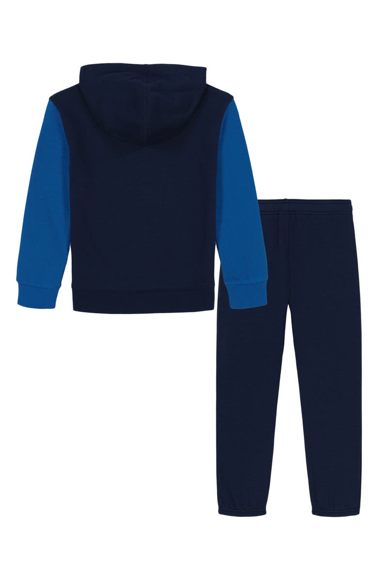 Under Armour Kids' Rival Performance Fleece Hoodie & Sweatpants Set, Alternate, color, Washed Navy