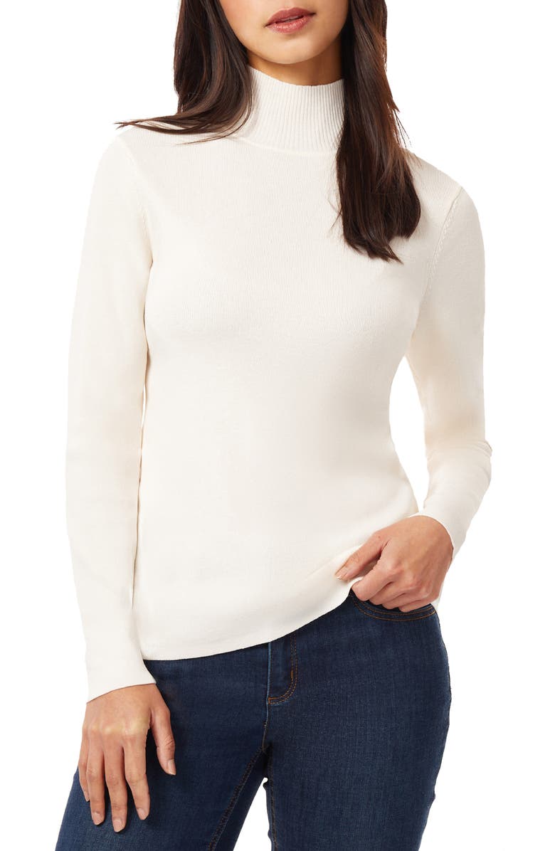 Jones New York Mock Neck Sweater, Main, color,