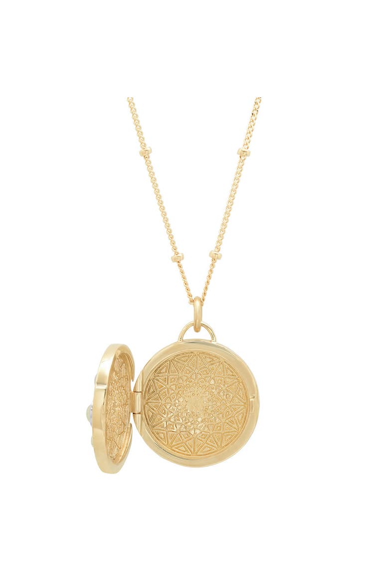 "LOVE LOCKET" PENDANT, Alternate, color, GOLD