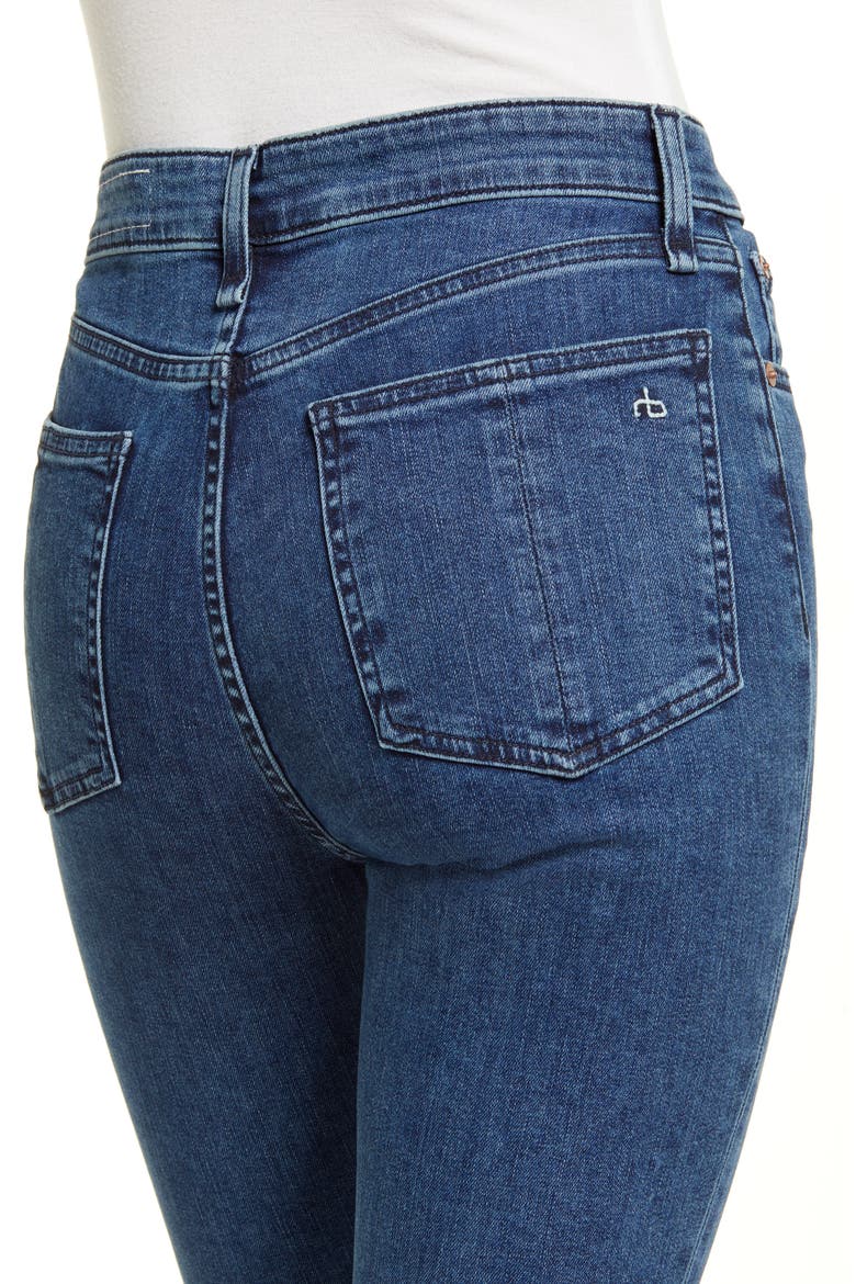 Nina High Rise Ankle Skinny Jeans, Alternate, color, CLEANVINCE