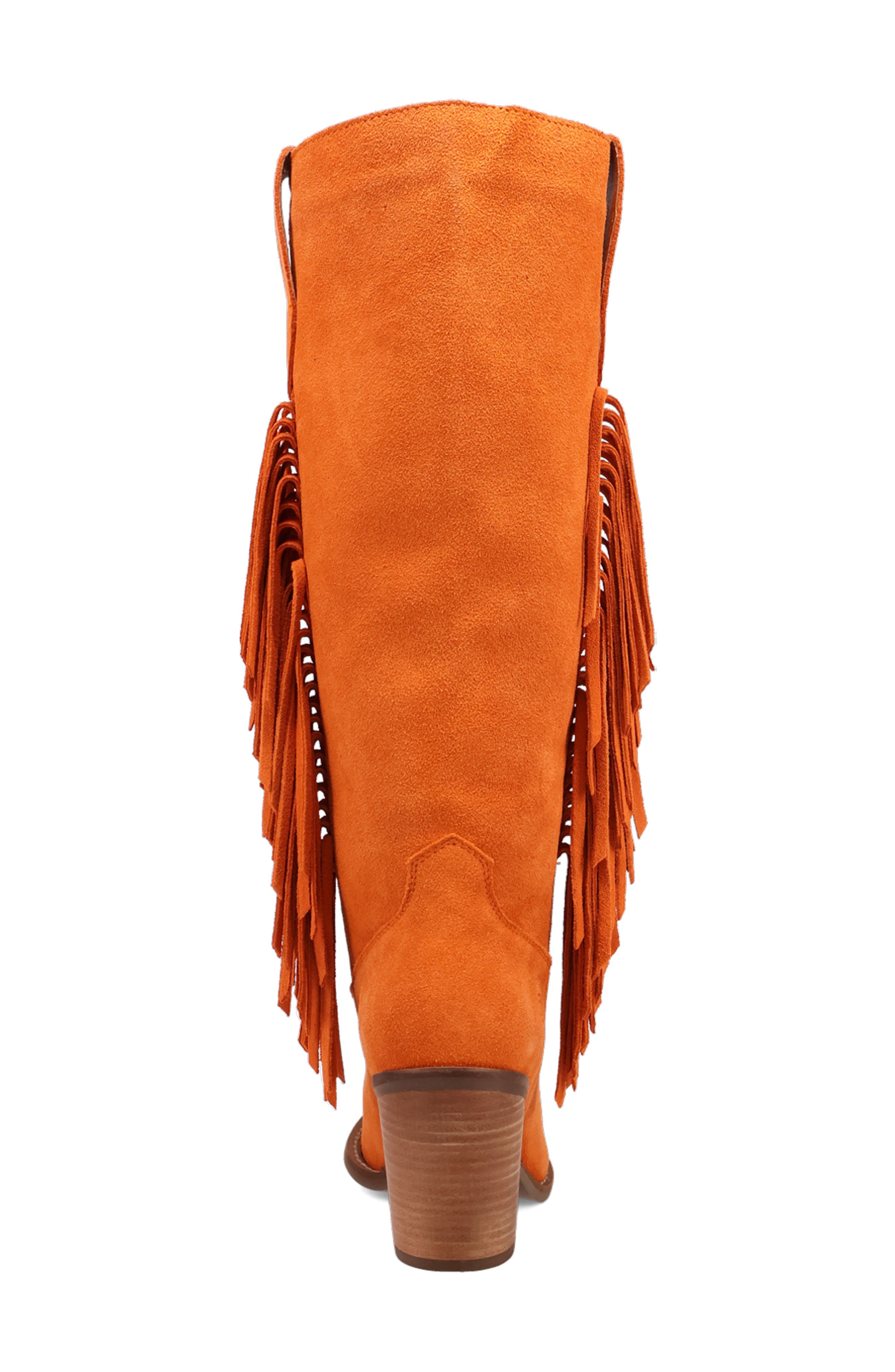 Twister Knee High Western Boot, Alternate, color, ORANGE
