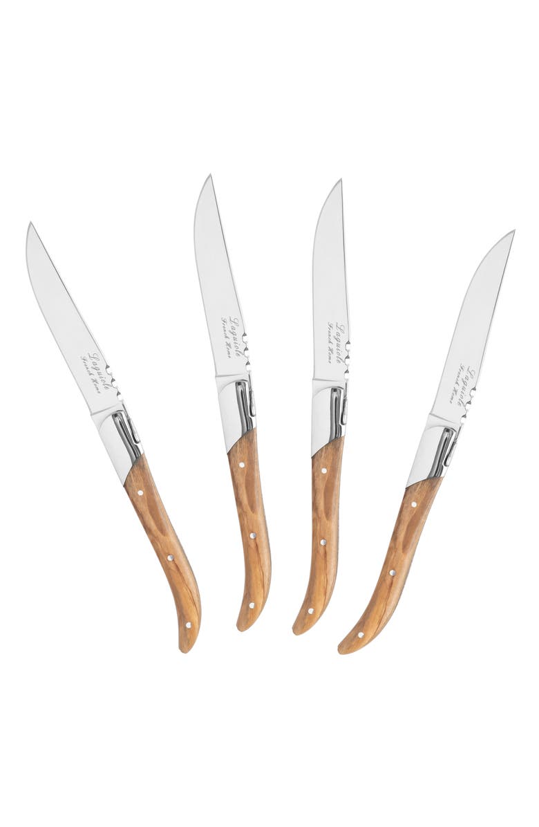FRENCH HOME Laguiole Steak Knife - Set of 4, Alternate, color, Wood