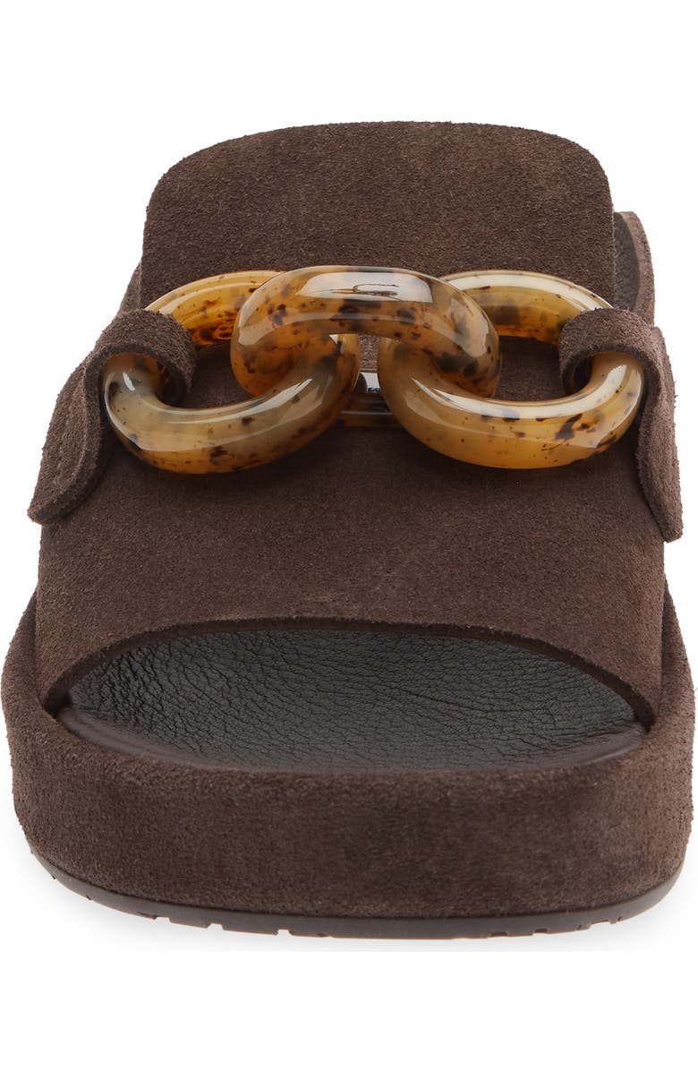 Pedro Garcia Lua Slide Sandal, Alternate, color, Brown Castoro-Tortoise
