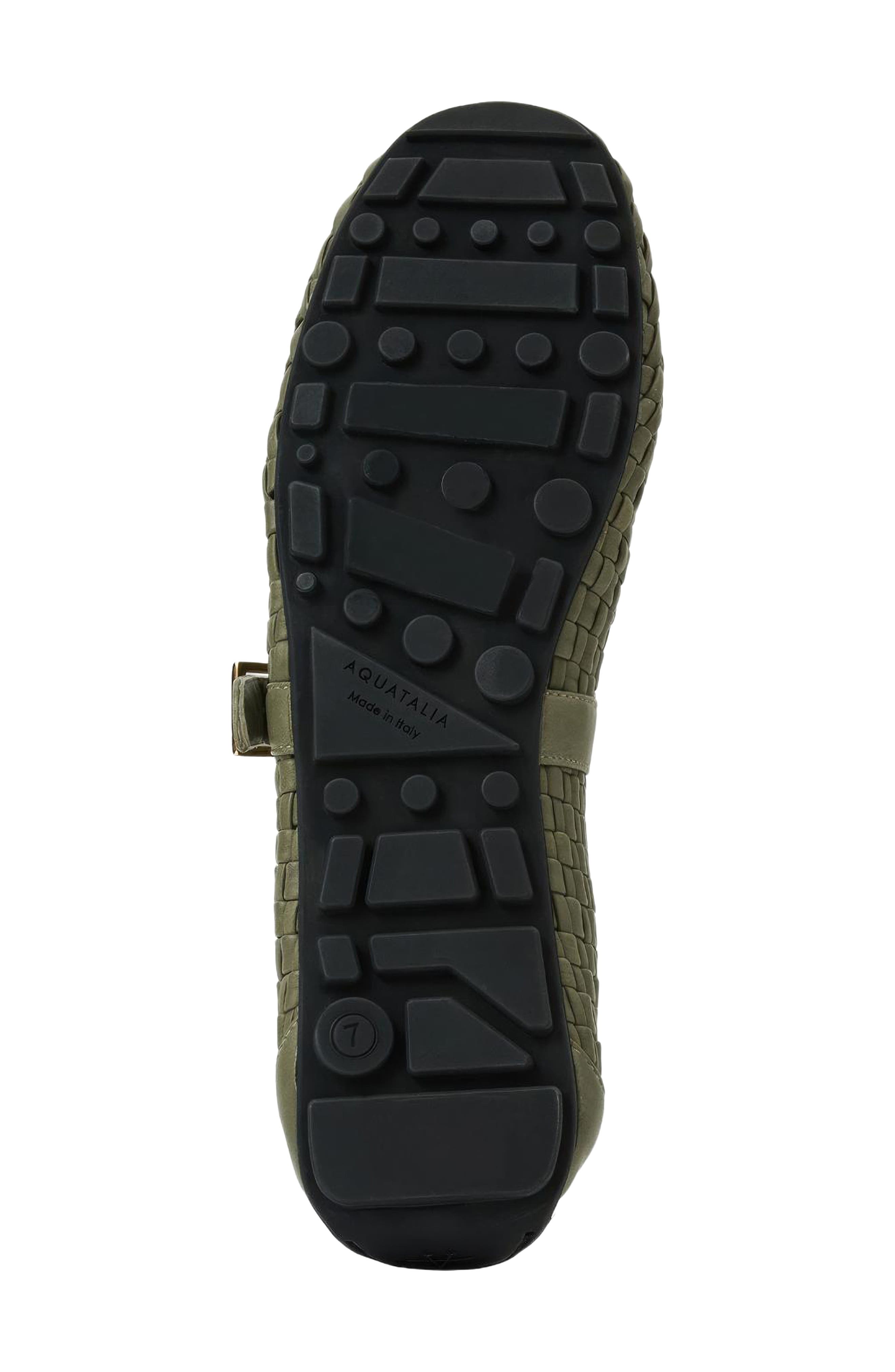 Quello Water Resistant Mary Jane Flat, Alternate, color, SAGE NAPPA