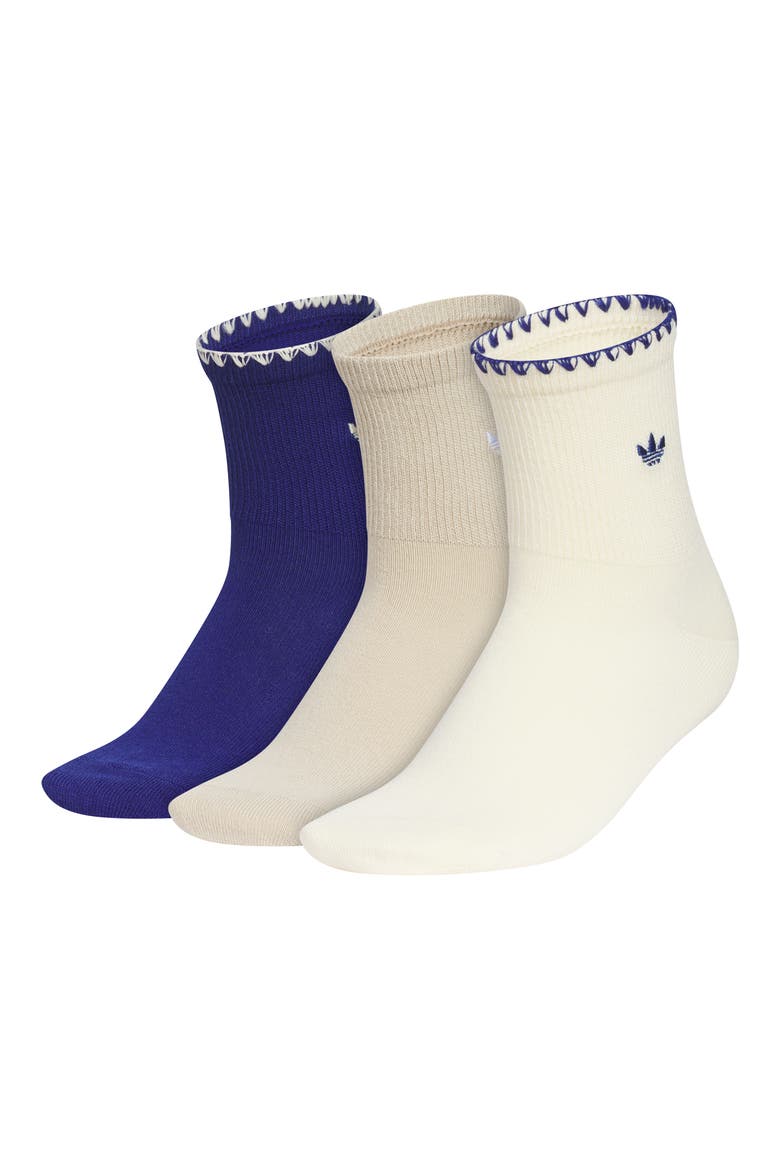 Gender Inclusive Originals Assorted 3-Pack Quarter Socks, Main, color, VICTORY BLUE/ KHAKI/ VANILLA