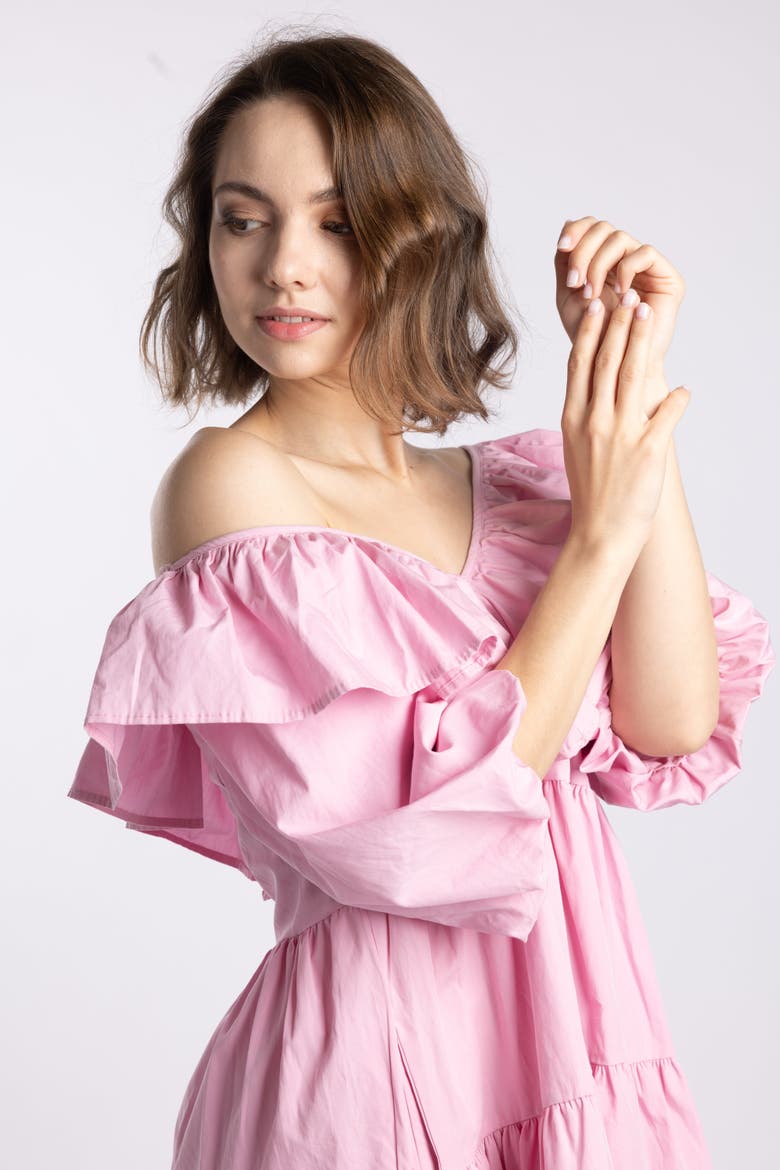 Mayan Dress, Alternate, color, Petal Pink