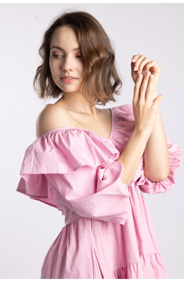 Le Fafo Mayan Dress, Alternate, color, Petal Pink