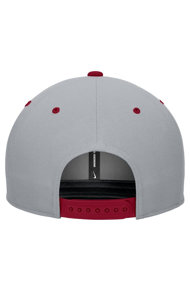 Nike Men's Nike White/Gray Washington State Cougars Pro Performance Snapback Hat, Alternate, color, White