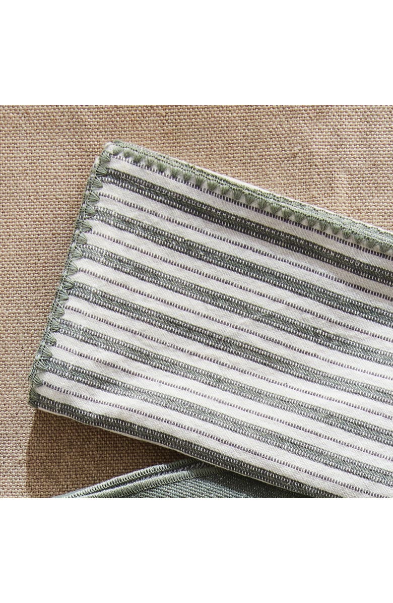 Napa Home & Garden Vinnia Napkins Set of 4, Alternate, color, Green