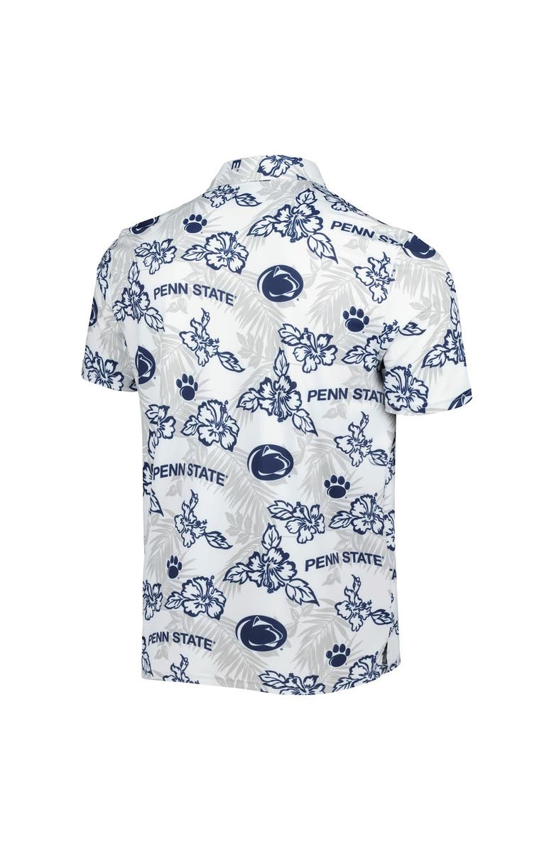 Reyn Spooner Men's Reyn Spooner White Penn State Nittany Lions Performance Polo, Alternate, color,