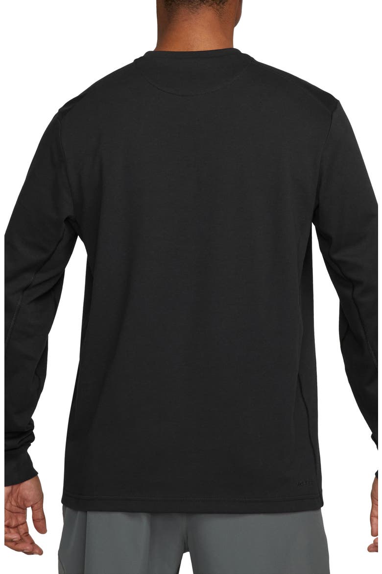 Dri-FIT Primary Long Sleeve T-Shirt, Alternate, color, BLACK/ BLACK
