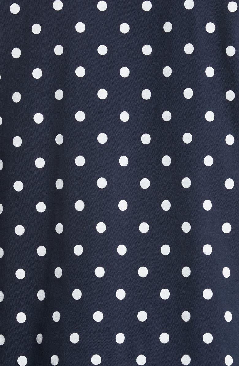 Comme des Garçons PLAY Dot Print Long Sleeve Crewneck T-Shirt, Alternate, color,