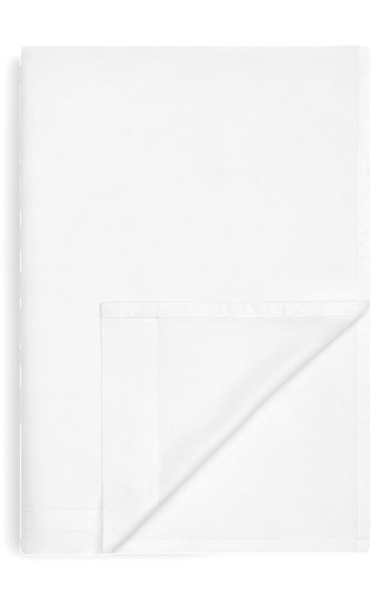 Togas Plaza Flat Sheet, Alternate, color, White