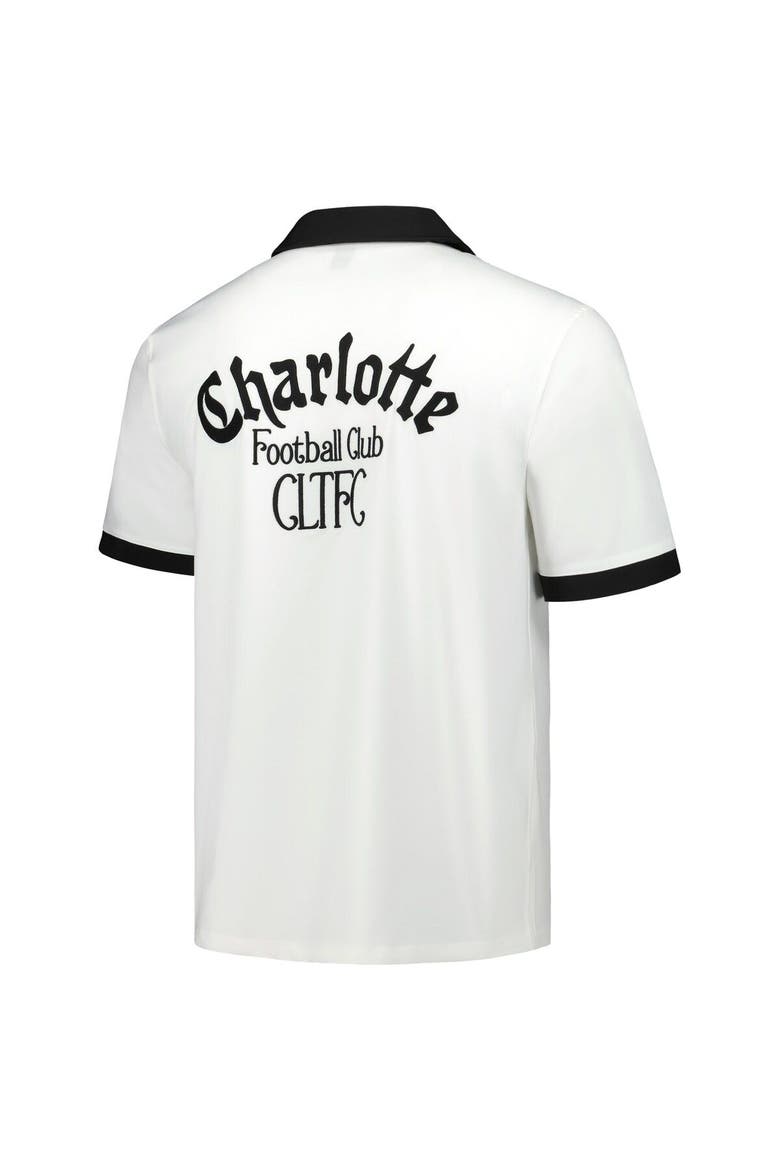 Men's The Wild Collective  White Charlotte FC Bowler Button-Up Shirt, Alternate, color, White
