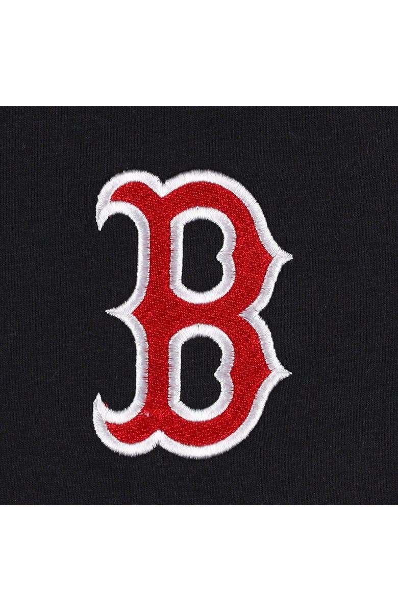 PROFILE Men's Rafael Devers Black Boston Red Sox Big & Tall Stitched Double-Knit Shorts, Alternate, color, 