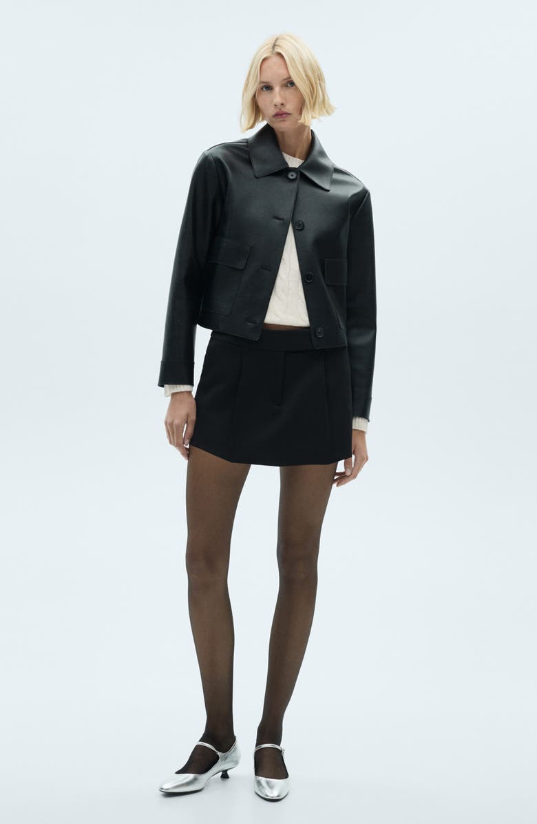 MANGO Cable Stitch Wool Sweater, Alternate, color, 